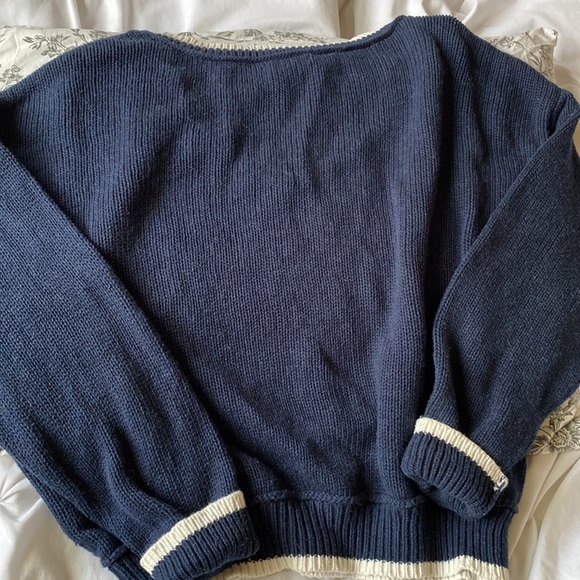 American Eagle| Argyle Jumper | Navy blue/ White| M/M | (Fits like L/XL ) - Picture 3 of 4